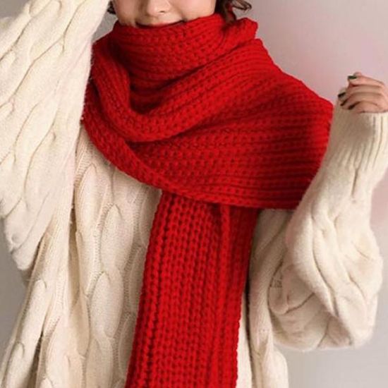 겨울 하찌 니트 머플러 목도리 여학생 교복 포인트