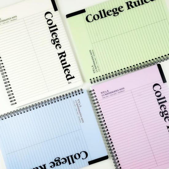 3500 PP반반좌철노트(SP)