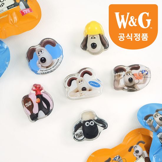 핑크풋 [공식정품]월레스와그로밋랜덤클립