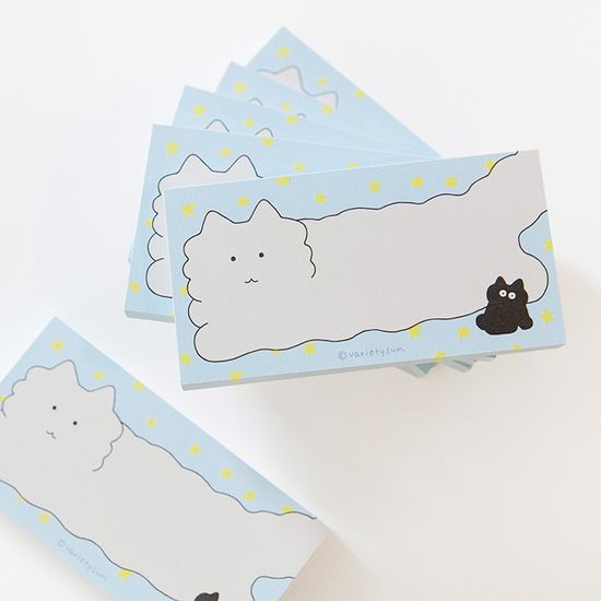 [버숨] 길쭉 떡메모지 산시로