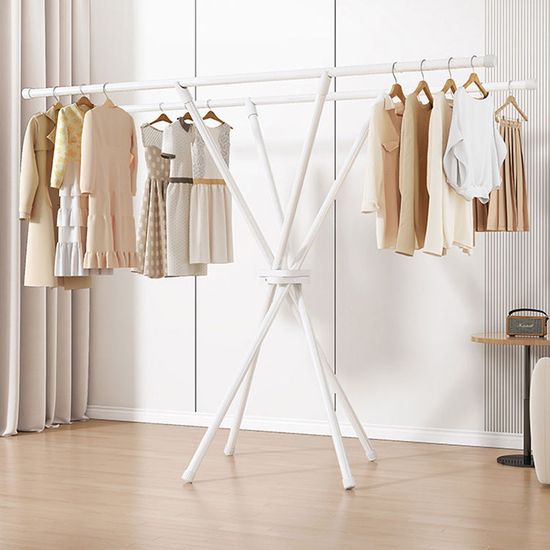 빨래건조대 겸용 스탠드 옷걸이 이동식 옷장 행거