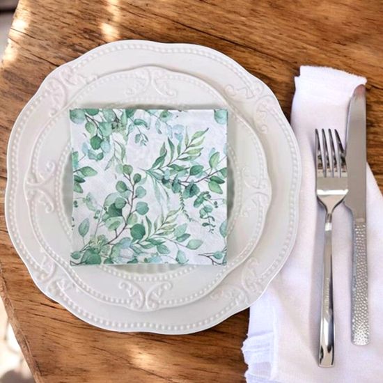 유칼립투스 가든 냅킨 20매 세트 