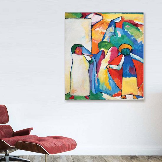 칸딘스키 - 즉흥 VI (아프리카인), 캔버스액자