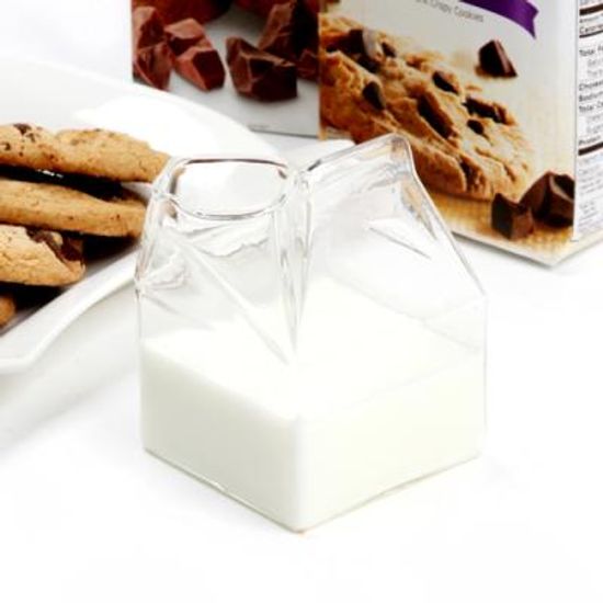 우유팩 유리잔 350ml