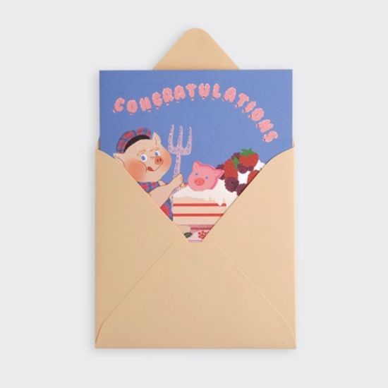 Cake Time Folding Card