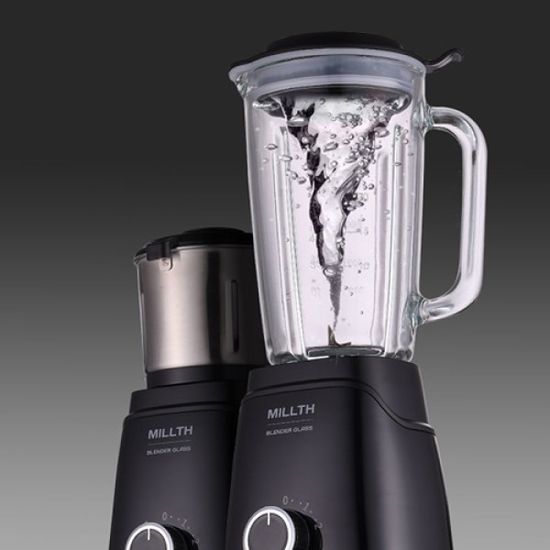 밀쓰 1L 초고속 파워 글라스 블렌더 믹서기
