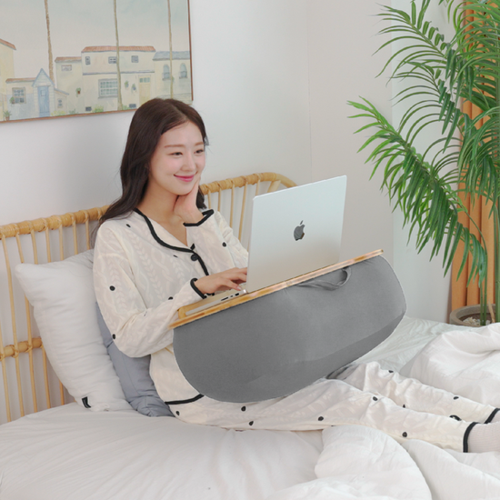 힐링베어 쿠션테이블 프리미엄 3세대 라이트그레이