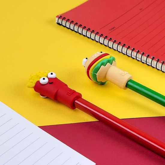 패스트푸드연필캡세트(CR) 10개