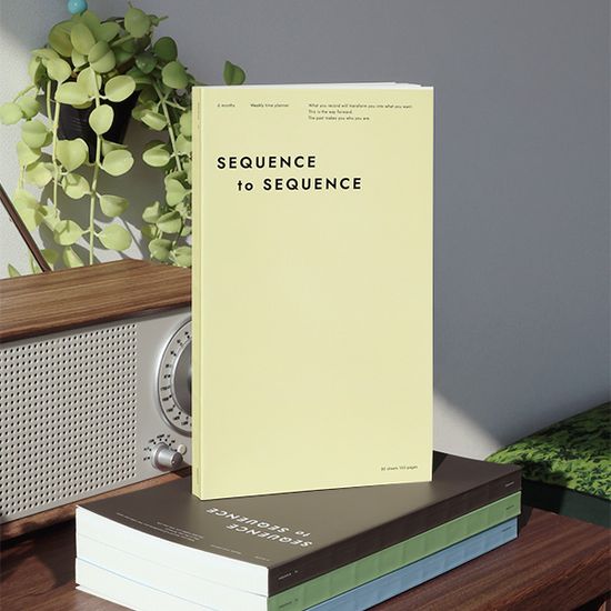 [만년형] 시퀀스 투 시퀀스 플래너 (6개월)
