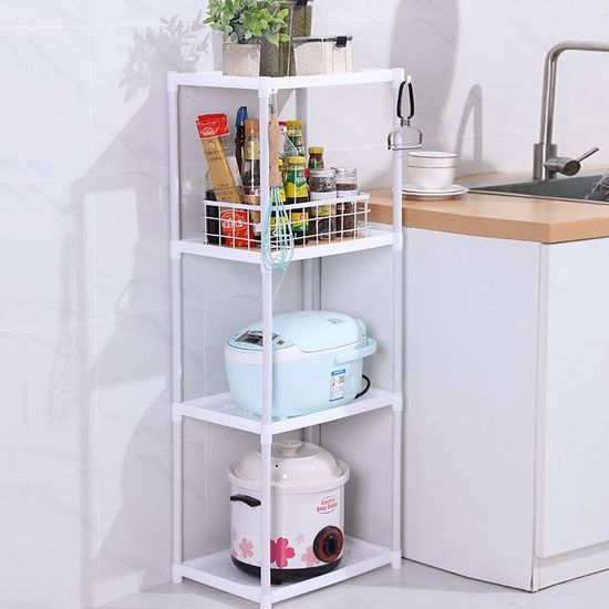 4단 다용도 주방 정리 씽크 싱크 대 선반 수납 장