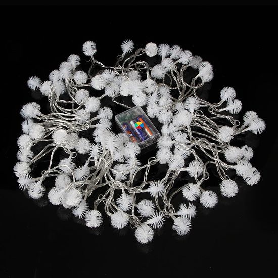 [도토로]100구 LED 눈송이 가랜드 전구(10M) (웜색믹