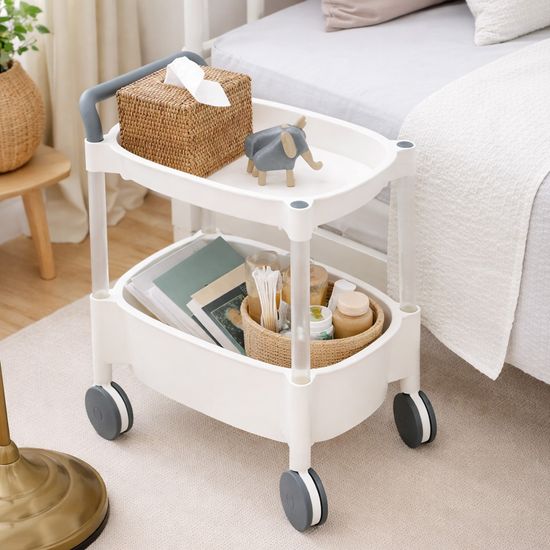 이동식 책장으로 모던 리빙카트 (2단/3단/4단) 트롤리