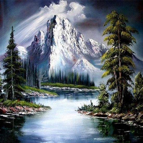 [피포페인팅]GX5439겨울테마시리즈 size 40x50cm