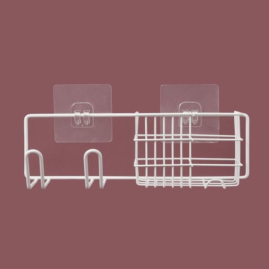 심플라인 접착식 드라이기 거치대(화이트)