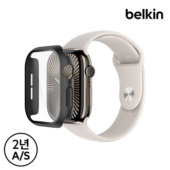 벨킨 애플워치10 템퍼드 강화유리 케이스 46mm OWA003