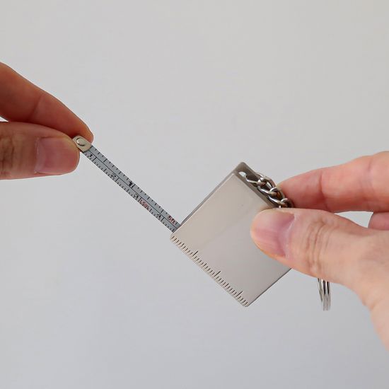 휴대용 수예용 키링 스텐 미니 줄자 1.2m