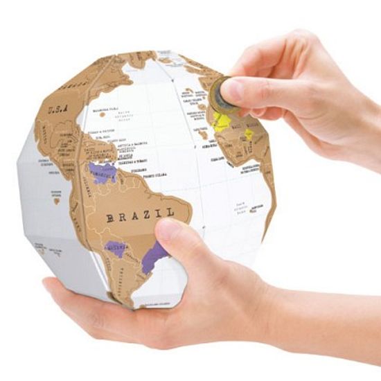 [원더스토어] 럭키스 스크래치 지구본 Scratch Globe
