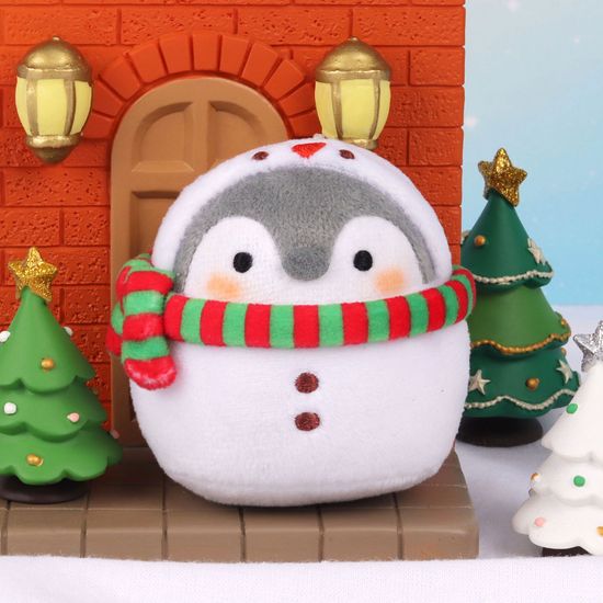 코우펜짱 눈사람 미니키링