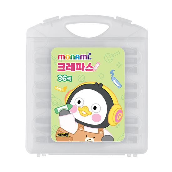 모나미 X 펭수 크레파스 36색 세트