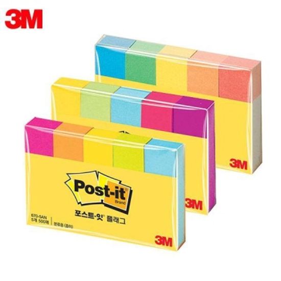 3M 포스트잇 페이지마커 670-5칼라 [00031621]