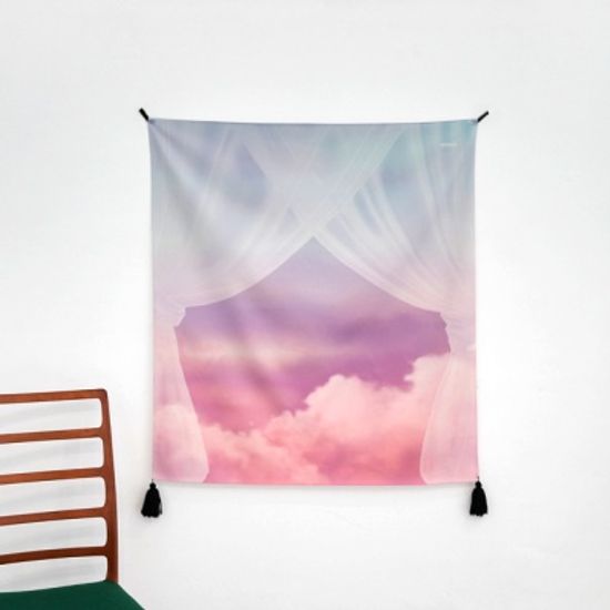 윈도우 일러스트 패브릭 포스터 / 가리개 커튼