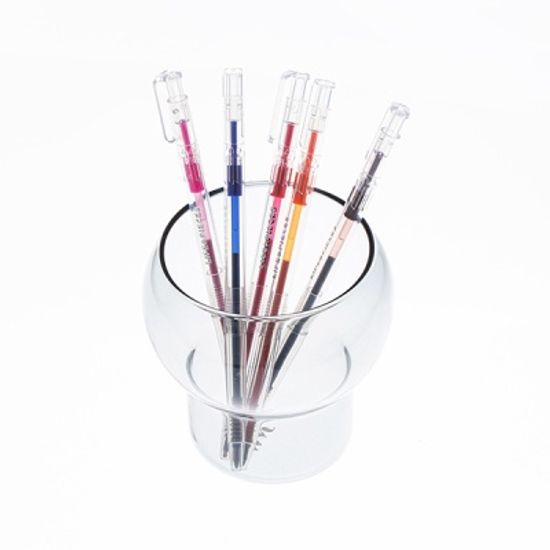 라이프앤피시스 투명 슬림 볼펜 0.5mm (10종)