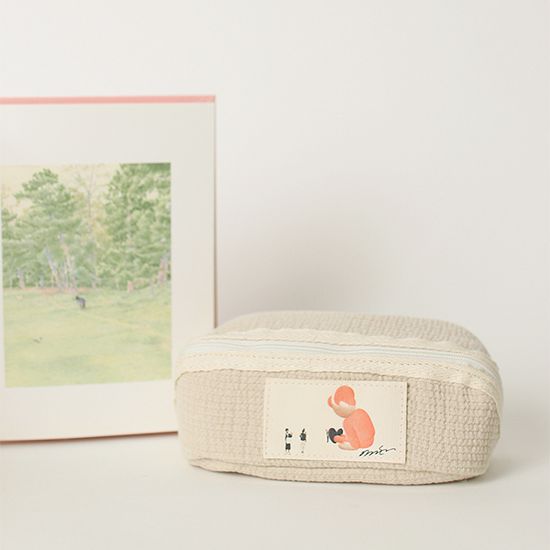 [이규태 콜라보] Hapoom pencil cosmetic pouch