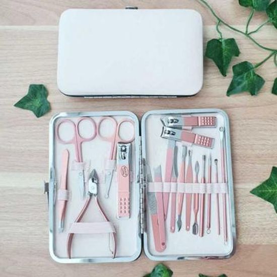 Nail CLIPPER Kit 손톱깍이 18종 세트 파우치포함