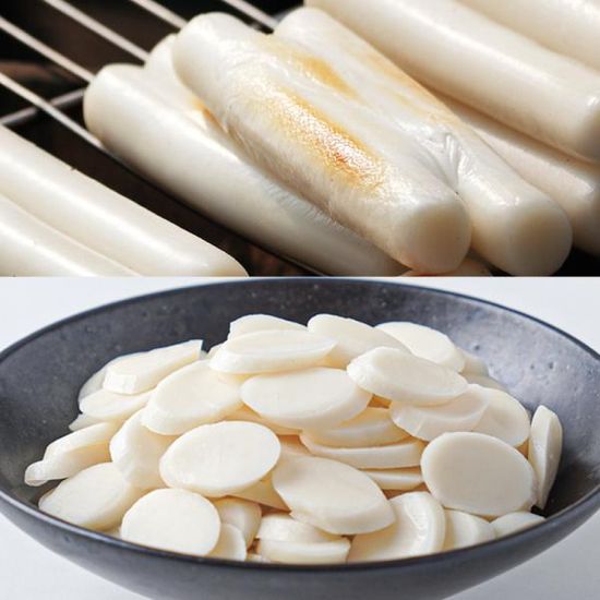 [자연백미] 우리쌀 가래떡 1kg+떡국떡 1kg (총 2kg)