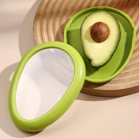 과일 밀폐 케이스 남은 과일 보관 뚜껑 브라운 N364