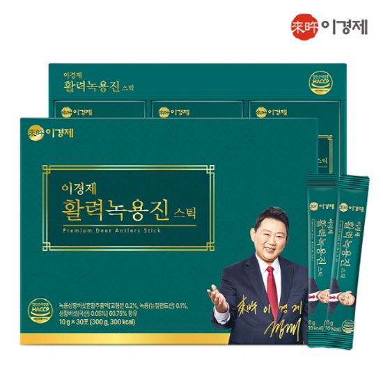 [래오이경제] 활력녹용진 스틱 (10g*30포)