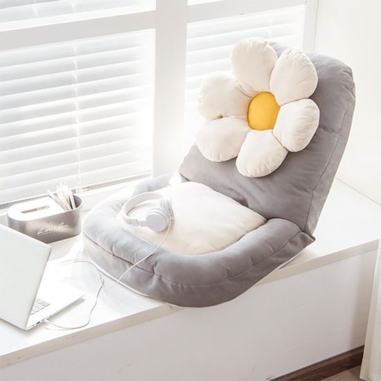 데이지 5단계 각도조절 좌식의자 (아이보리)