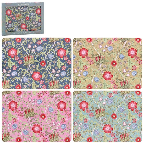 윌리엄모리스 코르크 식탁매트 테이블매트 4p