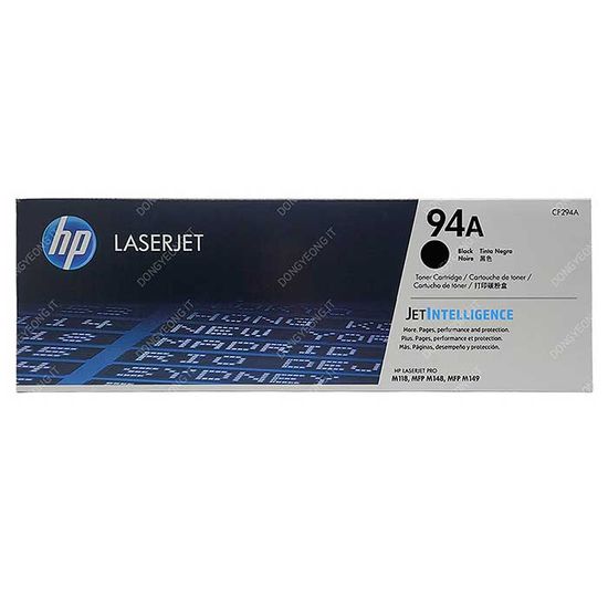 HP 정품 LASERJET CF294A 토너 검정 94A