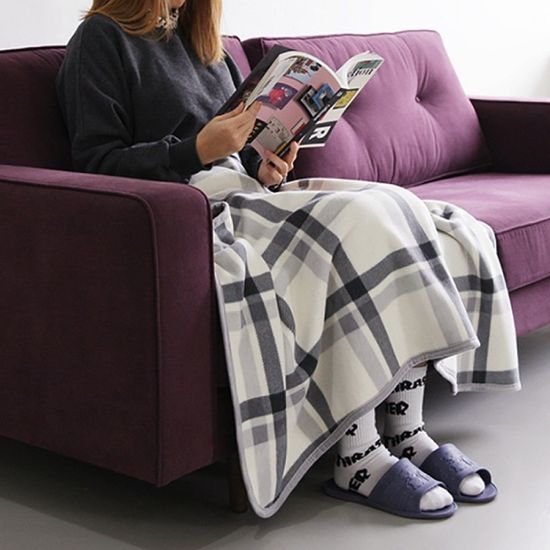 블랭킷 똑딱이단추 망토 담요 무릎 집순이 입는담요