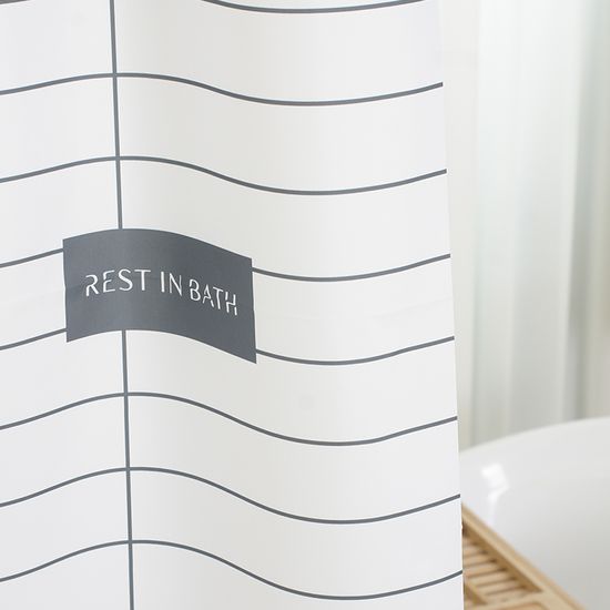 위켄트 스트레이트 국내 제작 욕실 방수 샤워 커튼