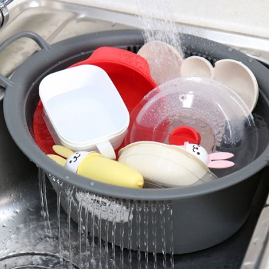 한국형 싱크대사이즈 배수홀 설거지통 7L 다용도 대야