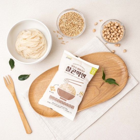 자연정 귀리 병아리콩 찰곤약면 180g X 30개 1박스