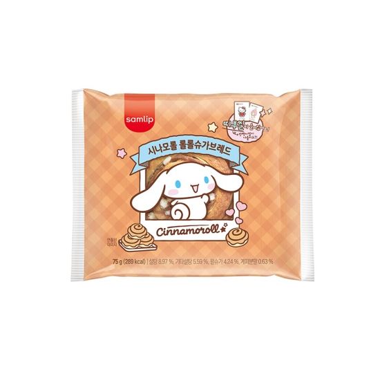 삼립 산리오 캐릭터빵 랜덤 6봉 세트 띠부씰 