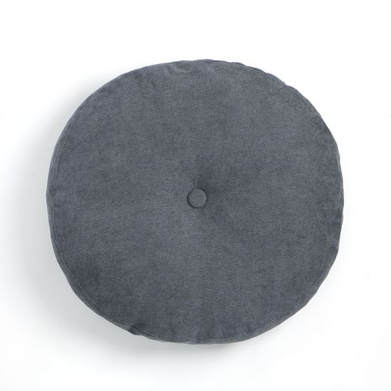 폭신빵빵 원형 쿠션방석(55cm) (챠콜)