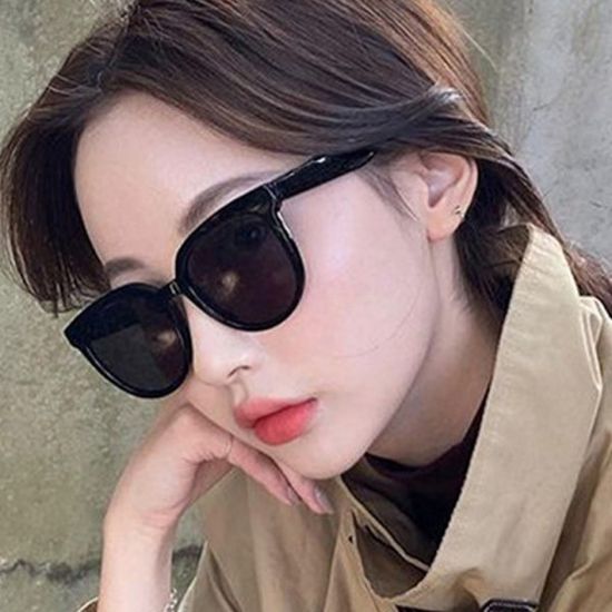 원형 뿔테 레트로 선글라스 남자 여자 빈티지 패션안