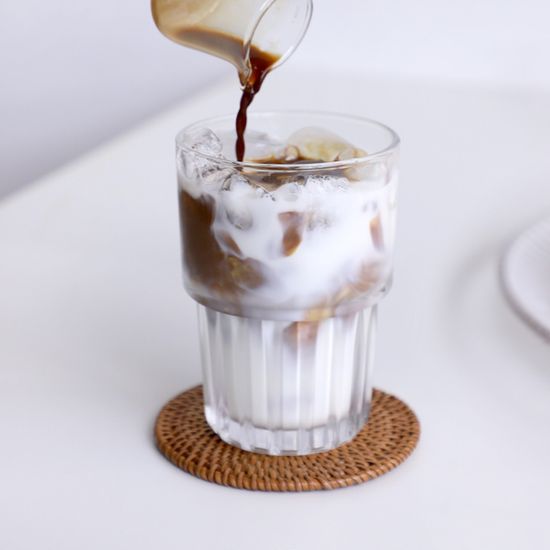 러델 레이어 스택 글라스 유리컵 2size 택1