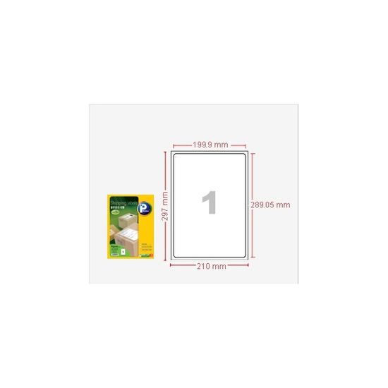 프린텍 AnyLabel 라벨 1칸 칼선 V3110 200매 LS-3130