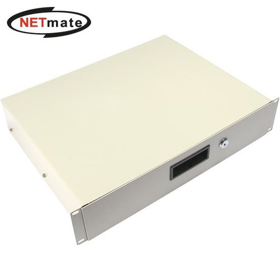 (Ivory) 허브랙 2U 보안 서랍장(아이보리)