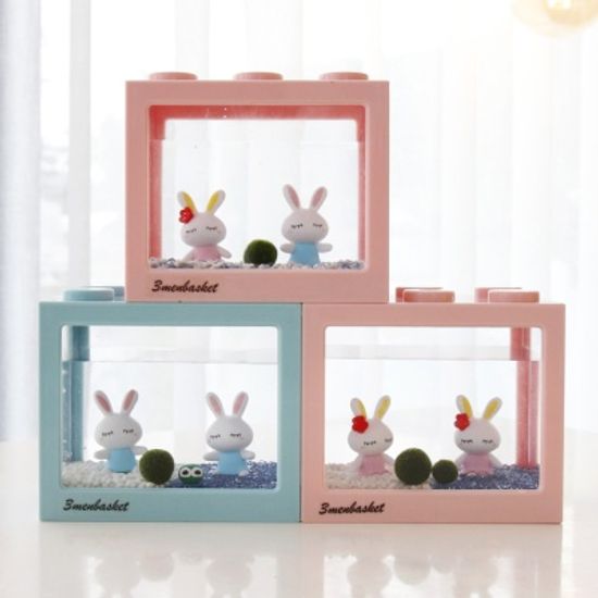 파스텔 토끼와 마리모 키우기 DIY세트(마리모:소)