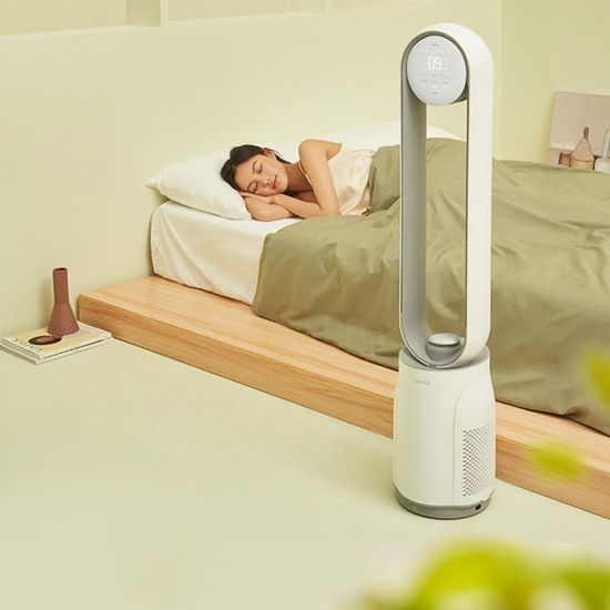 keheal 저소음 날개없는 120도 회전 무엽 A2 선풍기