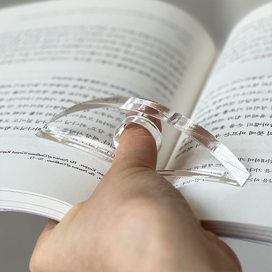 투명 아크릴 독서링 