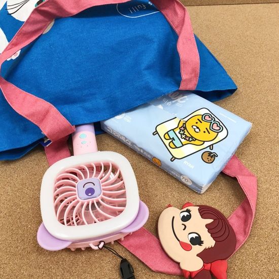 야옹이 타챤 컬러 에코백 3color