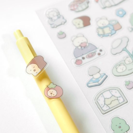 [꾸밍] 곰마토 씰스티커_곰마토 타운