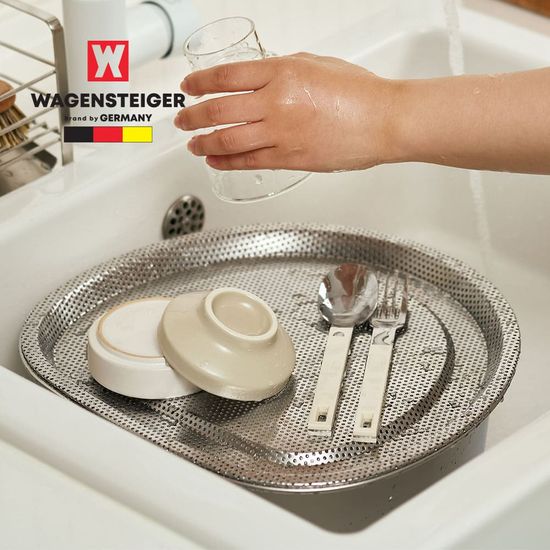 싱크대 설거지 스테인레스 반원형 타공 트레이